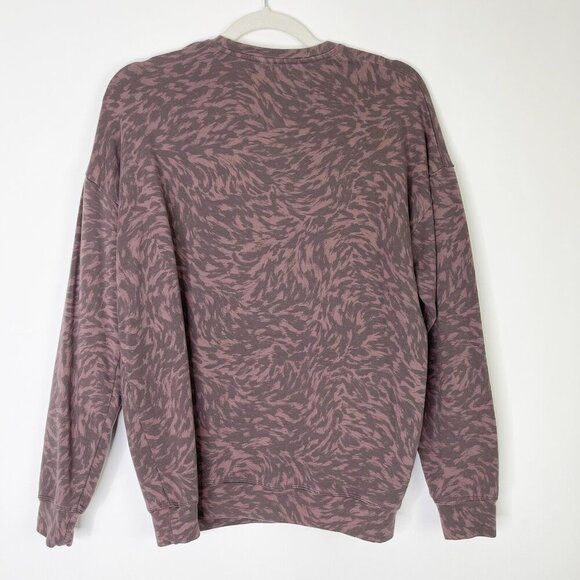 Athleta Studio to Street Sweatshirt Womens Size Small Animal Print - Picture 5 of 8